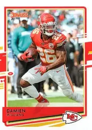 2020 Donruss #5 - Damien Williams - Kansas City Chiefs