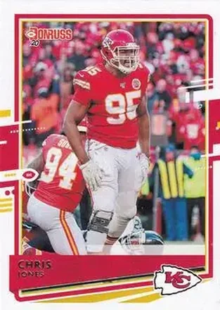 2020 Donruss #6 - Chris Jones - Kansas City Chiefs