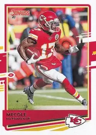 2020 Donruss #8 - Mecole Hardman Jr. - Kansas City Chiefs