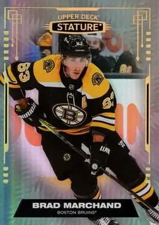 2021-22 Upper Deck Stature #15 - Brad Marchand - Boston Bruins