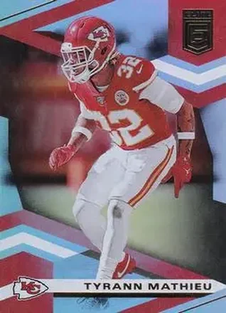 2020 Donruss Elite #4 - Tyrann Mathieu - Kansas City Chiefs