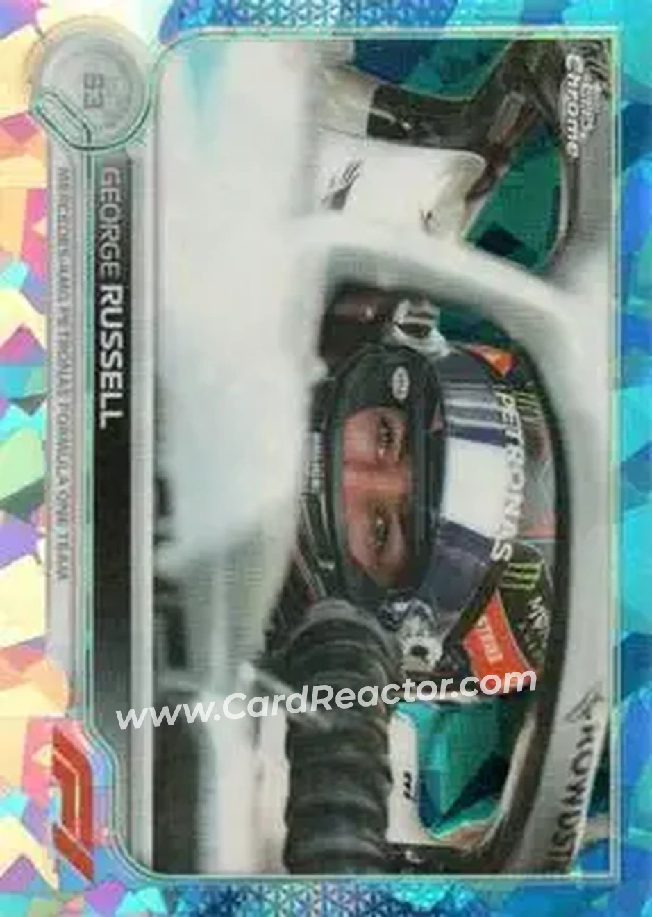 2022 Topps Chrome Sapphire Edition Formula 1 #19 - George Russell - Mercedes-AMG Petronas Formula One Team - Front