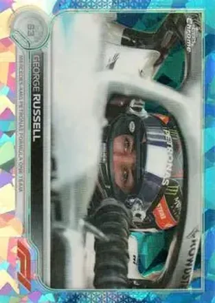 2022 Topps Chrome Sapphire Edition Formula 1 #19 - George Russell - Mercedes-AMG Petronas Formula One Team