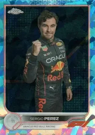 2022 Topps Chrome Sapphire Edition Formula 1 #21 - Sergio Perez - Oracle Red Bull Racing