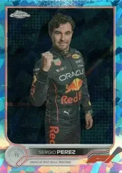 2022 Topps Chrome Sapphire Edition Formula 1 feature card