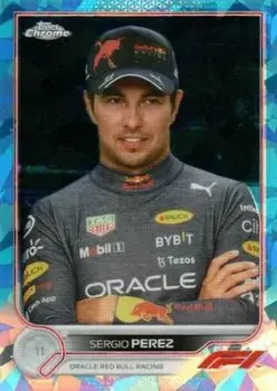 2022 Topps Chrome Sapphire Edition Formula 1 #24 - Sergio Perez - Oracle Red Bull Racing