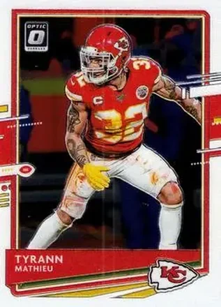 2020 Donruss Optic #4 - Tyrann Mathieu - Kansas City Chiefs