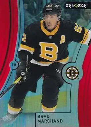 2021-22 Upper Deck Synergy - Red #13 - Brad Marchand - Boston Bruins