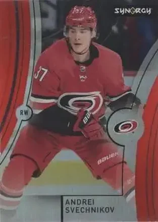 2021-22 Upper Deck Synergy - Red #19 - Andrei Svechnikov - Carolina Hurricanes