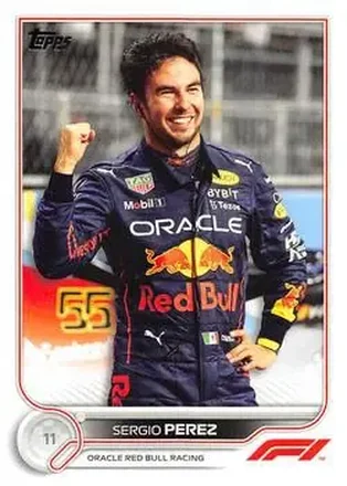 2022 Topps Formula 1 #22a - Sergio Perez - Oracle Red Bull Racing