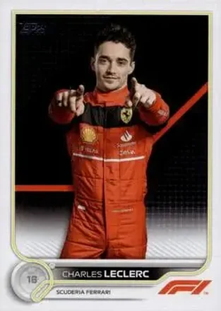 2022 Topps Formula 1 #25 - Charles Leclerc - Scuderia Ferrari