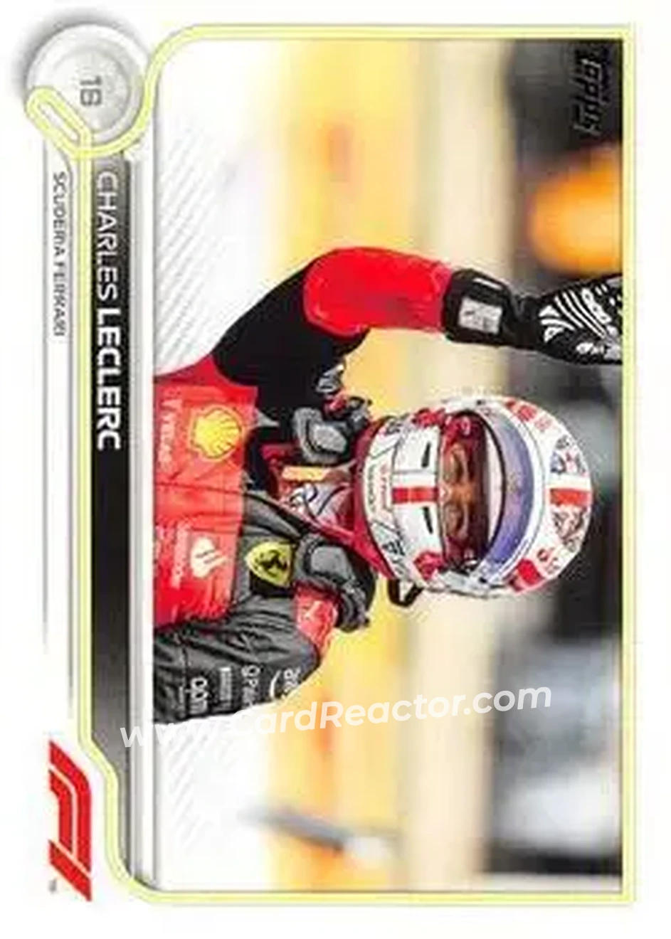2022 Topps Formula 1 #28a - Charles Leclerc - Scuderia Ferrari - Front