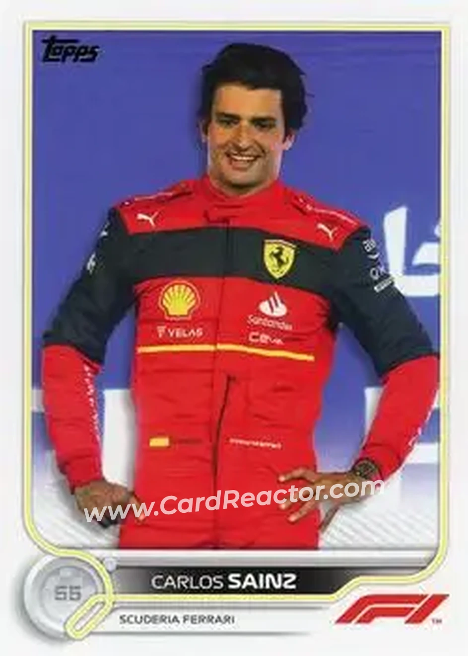 2022 Topps Formula 1 #30 - Carlos Sainz - Scuderia Ferrari - Front