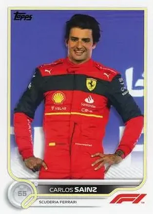 2022 Topps Formula 1 #30 - Carlos Sainz - Scuderia Ferrari