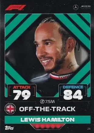2022 Topps Turbo Attax F1 #24 - Lewis Hamilton - Mercedes-AMG Petronas Formula One Team