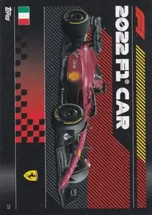 2022 Topps Turbo Attax F1 #29 - Scuderia Ferrari 2022 F1 Car - Scuderia Ferrari