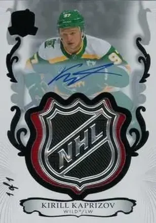 2023-24 Upper Deck The Cup - Black Foil Shield #58 - Kirill Kaprizov - Minnesota Wild
