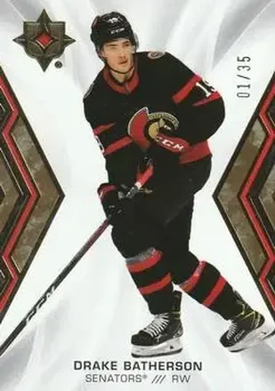 2021-22 Upper Deck Ultimate Collection - Gold #20 - Drake Batherson - Ottawa Senators
