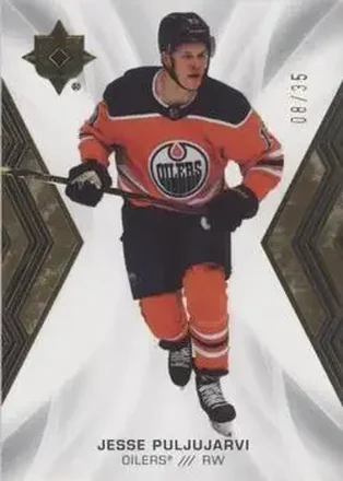 2021-22 Upper Deck Ultimate Collection - Gold #41 - Jesse Puljujarvi - Edmonton Oilers