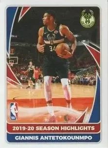 2020-21 Panini NBA Sticker & Card Collection #3 Giannis Antetokounmpo