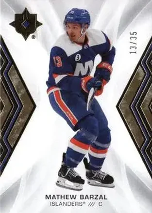 2021-22 Upper Deck Ultimate Collection - Gold #62 - Mathew Barzal - New York Islanders