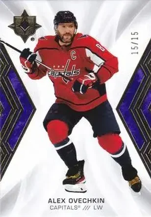 2021-22 Upper Deck Ultimate Collection - Purple #8 - Alex Ovechkin - Washington Capitals