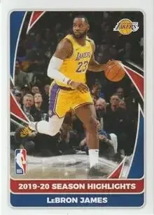 2020-21 Panini NBA Sticker & Card Collection #10 LeBron James