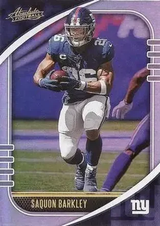 2020 Panini Absolute #10 - Saquon Barkley - New York Giants
