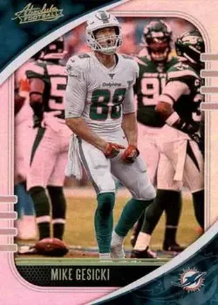 2020 Panini Absolute #14 - Mike Gesicki - Miami Dolphins