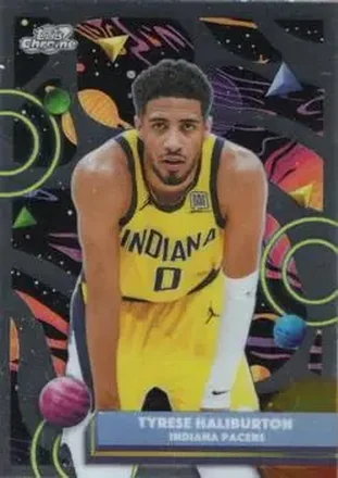 2025-26 Topps Chrome Cosmic #90 - Tyrese Haliburton - Indiana Pacers