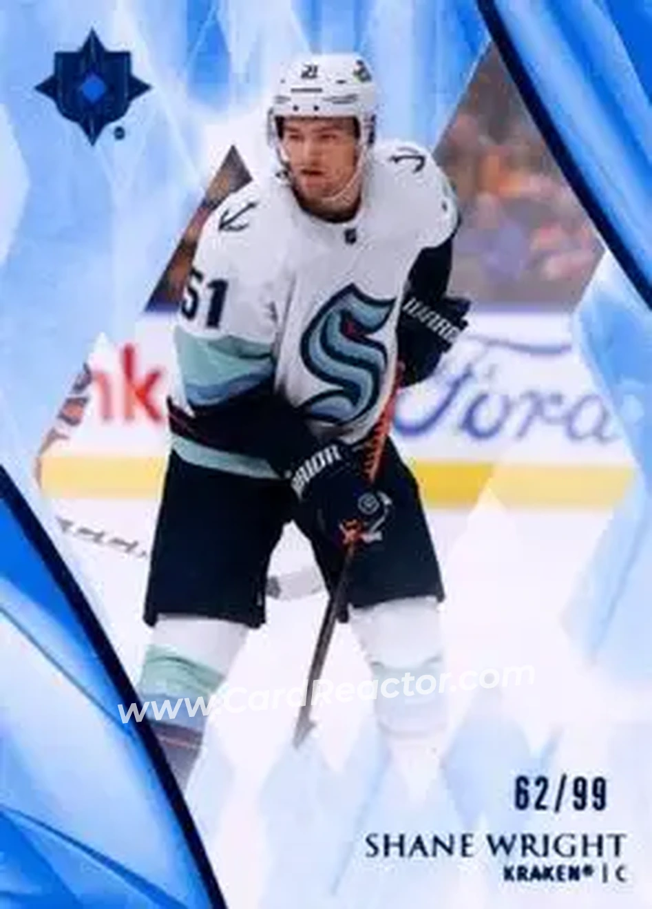 2023-24 Upper Deck Ultimate Collection - Blue #75 - Shane Wright - Seattle Kraken - Front