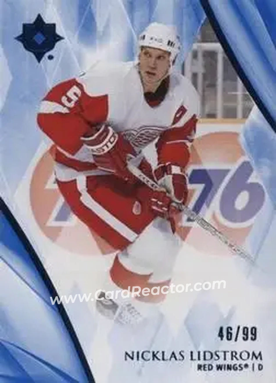 2023-24 Upper Deck Ultimate Collection - Blue #80 - Nicklas Lidstrom - Detroit Red Wings - Front