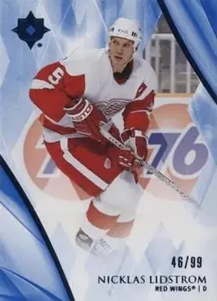 2023-24 Upper Deck Ultimate Collection - Blue #80 - Nicklas Lidstrom - Detroit Red Wings