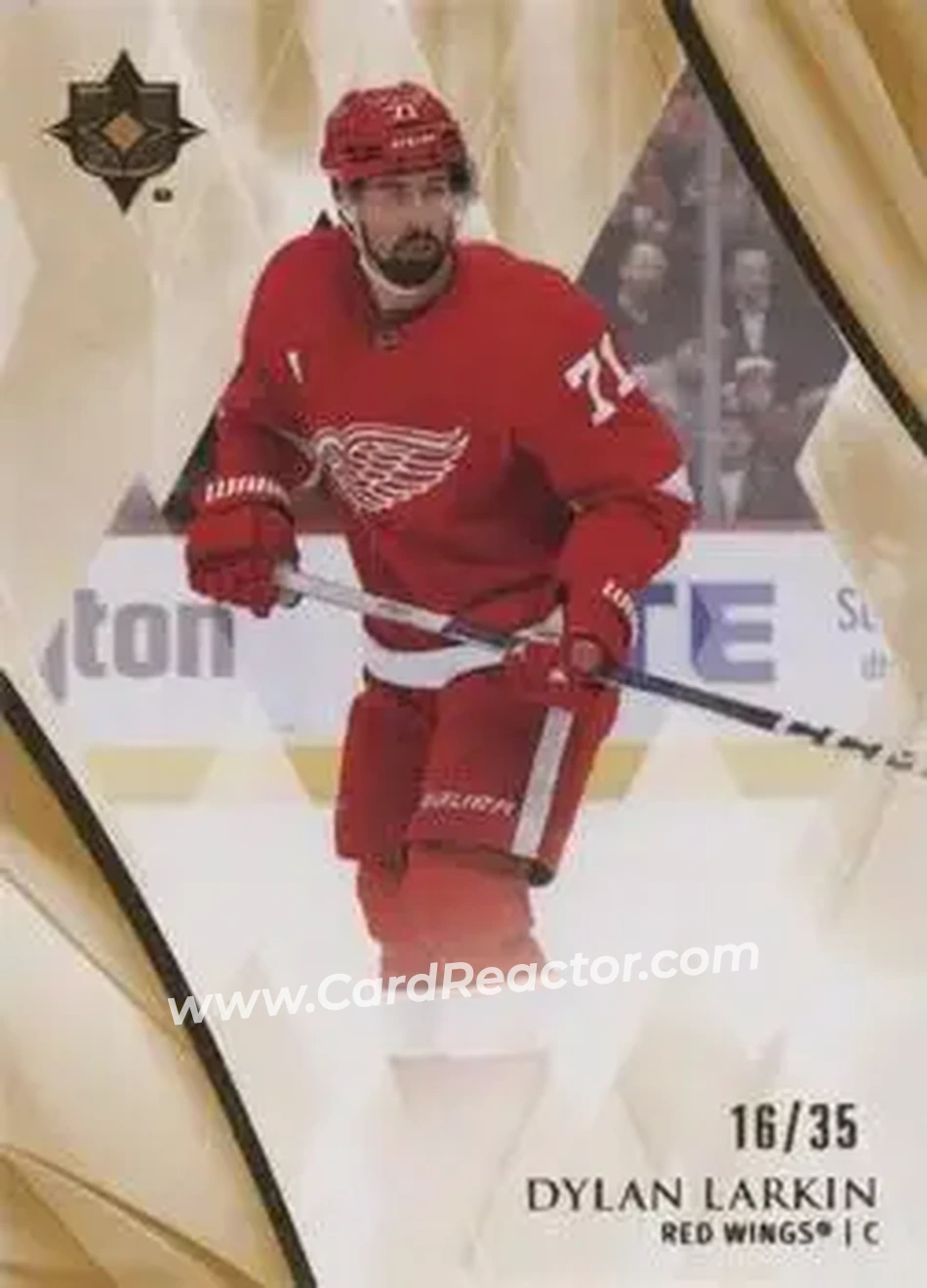 2023-24 Upper Deck Ultimate Collection - Gold #26 - Dylan Larkin - Detroit Red Wings - Front