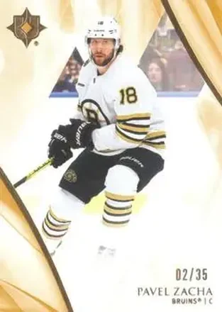 2023-24 Upper Deck Ultimate Collection - Gold #29 - Pavel Zacha - Boston Bruins