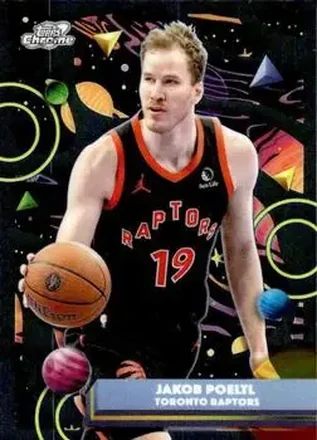 2025-26 Topps Chrome Cosmic #91 - Jakob Poeltl - Toronto Raptors