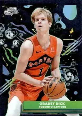 2025-26 Topps Chrome Cosmic #93 - Gradey Dick - Toronto Raptors