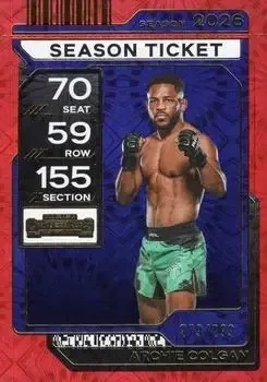 2026 Panini Contenders PFL feature card
