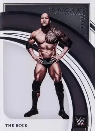 2022 Panini Immaculate Collection WWE #49 - The Rock