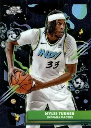 2025-26 Topps Chrome Cosmic #96 - Myles Turner - Indiana Pacers 2025-26 Topps Chrome Cosmic #96 - Myles Turner - Indiana Pacers