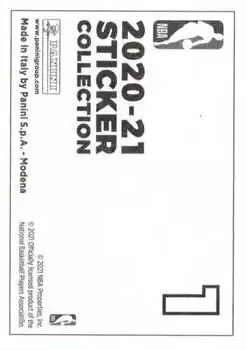 Back of Card #1