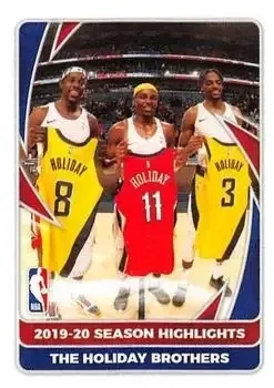 2020-21 Panini NBA Sticker & Card Collection (European Edition) #7 & Card Collection (European Edition) 7 Holiday Brothers