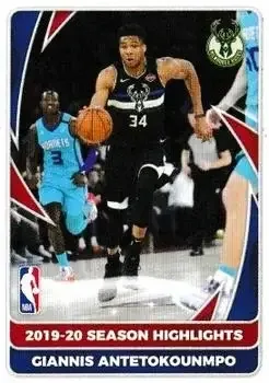 2020-21 Panini NBA Sticker & Card Collection (European Edition) #9 Giannis Antetokounmpo