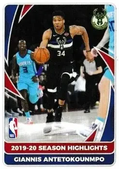 2020-21 Panini NBA Sticker & Card Collection (European Edition) #9 Giannis Antetokounmpo