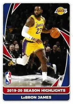 2020-21 Panini NBA Sticker & Card Collection (European Edition) #10 - LeBron James - Los Angeles Lakers