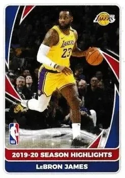 2020-21 Panini NBA Sticker & Card Collection (European Edition) #10 LeBron James