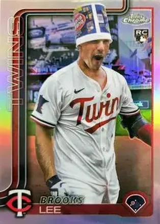 2025 Topps Chrome Update #USC6b - Brooks Lee - Minnesota Twins