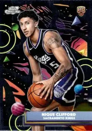 2025-26 Topps Chrome Cosmic #99 - Nique Clifford - Sacramento Kings