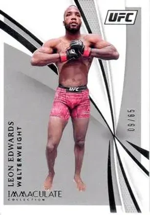 2021 Panini Immaculate Collection UFC #45 - Leon Edwards