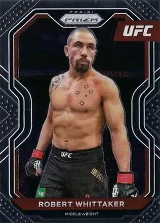 2021 Panini Prizm UFC #11 - Robert Whittaker